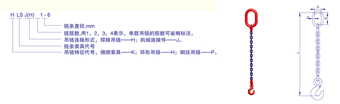 巨力S6級(jí)單肢鏈條索具產(chǎn)品展示